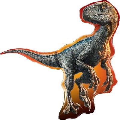 JURASSIC WORLD RAPTOR SUPERSHAPE FOLIEBALLONG