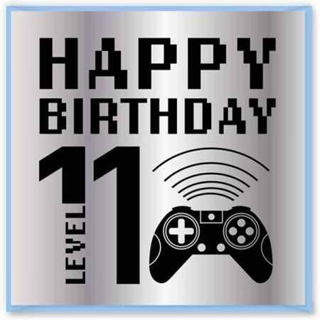GAMING BURSDAGSKORT 11 ÅR - LEVEL 11