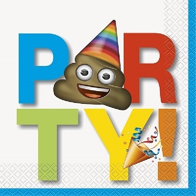EMOJI PARTY SERVIETTER