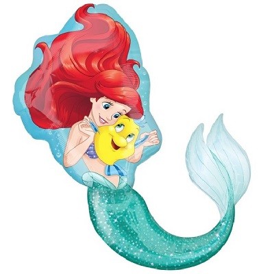 DEN LILLE HAVFRUEN - ARIEL SUPER SHAPE FOLIEBALLONG