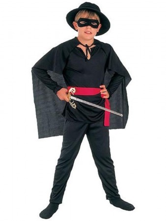 ZORRO KOSTYME (5-7 år)