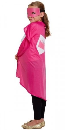 SUPERHELT KAPPE - ROSA