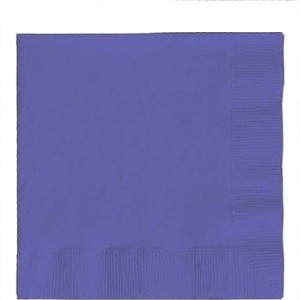 NEON LILLA SERVIETTER (20-pk)