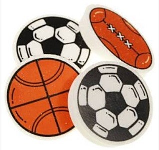 SPORTSBALLER VISKELÆR (8-pk)