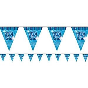 BLUE DAZZLING 18 BANNER FLAGG