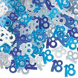 KONFETTI 18 BLÅ