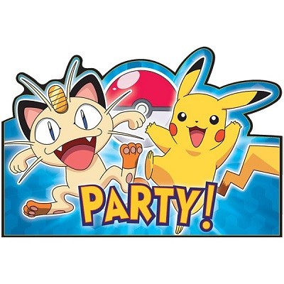POKEMON INVITASJONER