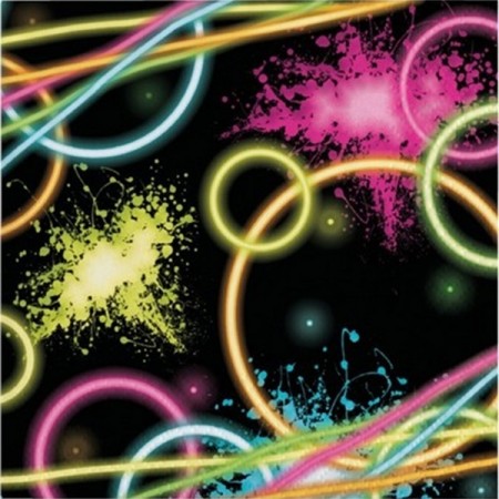 GLOW PARTY SERVIETTER