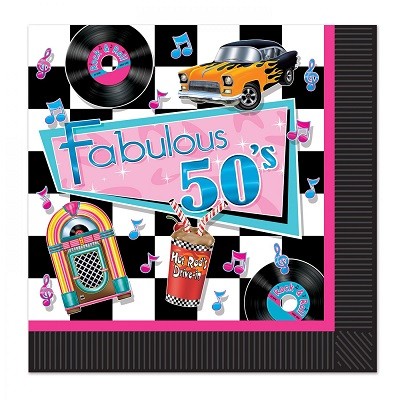 FABULOUS 50´s SERVIETTER
