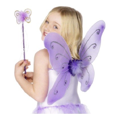 FAIRY WINGS & WAND - LILLA