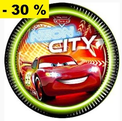 Disney Cars Neon Bursdag Feststemning No