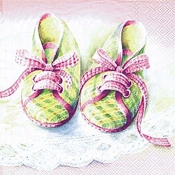 SERVIETTER BABY JENTE