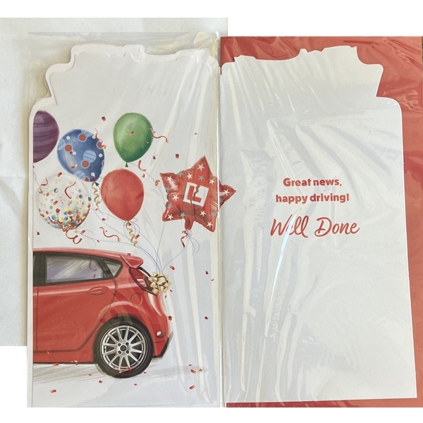 FØRERKORT GRATULASJONSKORT (innside type 1)