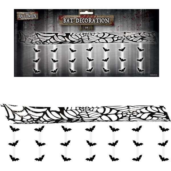 HENGENDE FLAGGERMUS HALLOWEEN PYNT