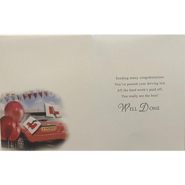 FØRERKORT GRATULASJONSKORT (innside type 2)