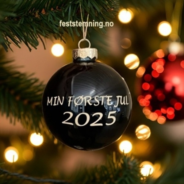 JULEKULE MIN FØRSTE JUL - BLÅ BLANK