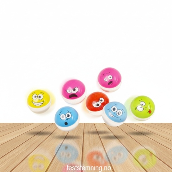 SMILEY FACE SPRETTBALLER (illustrasjonsbilde)