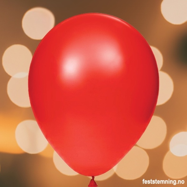 RØDE BALLONGER (illustrasjonsbilde)