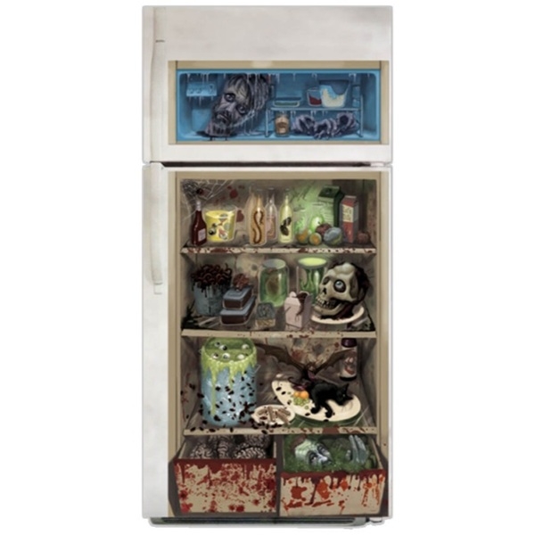 HALLOWEEN MOTIV TIL KJØLESKAP