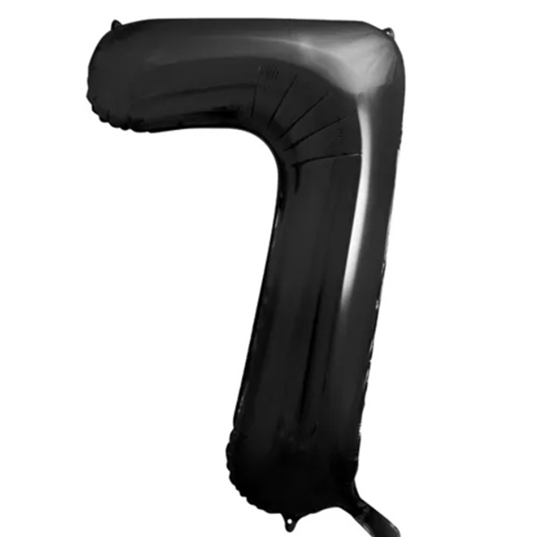 XL SVART TALLBALLONG 7
