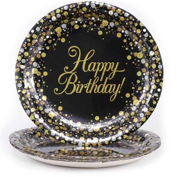 GOLD SPARKLING CELEBRATION TALLERKENER
