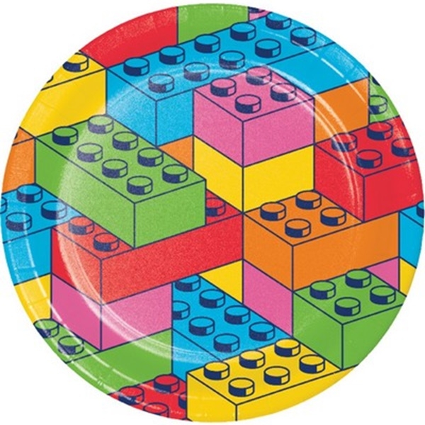 BYGGEKLOSSER / LEGO PAPPTALLERKENER