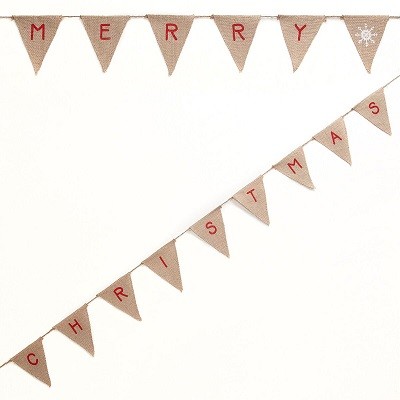 MERRY CHRISTMAS VINTAGE BUNTING