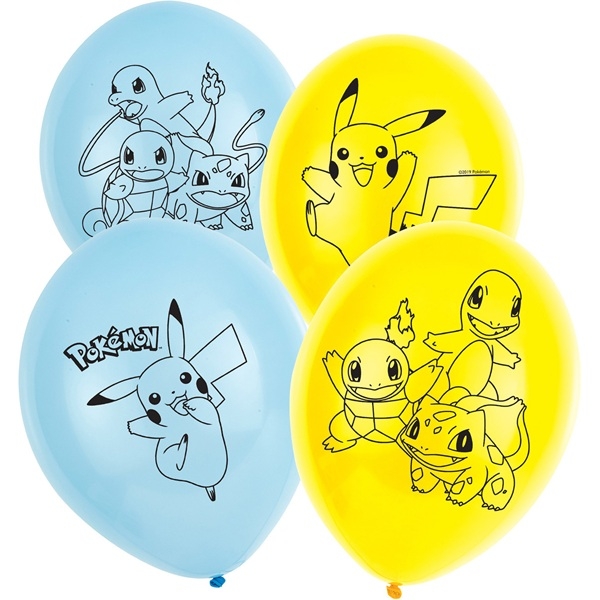 POKEMON BALLONGER - BLÅ / GUL