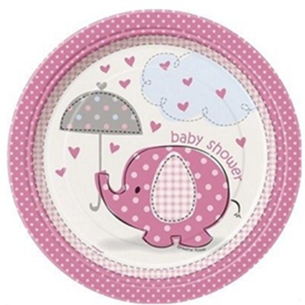 UMBRELLAPHANTS ROSA BABY SHOWER TALLERKENER