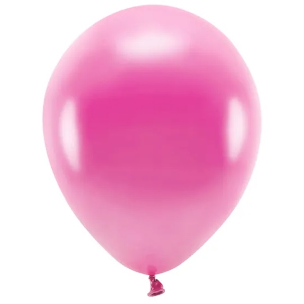 METALLISK ROSA BALLONGER - FUCHSIA