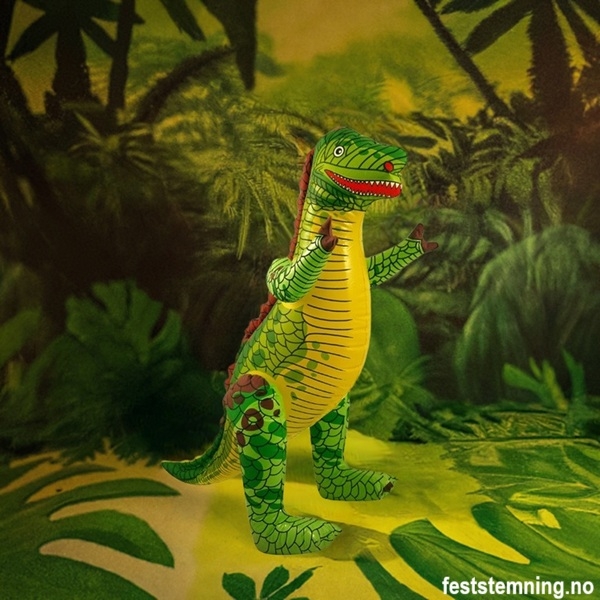 OPPBLÅSBAR DINOSAUR (illustrasjonsbilde)
