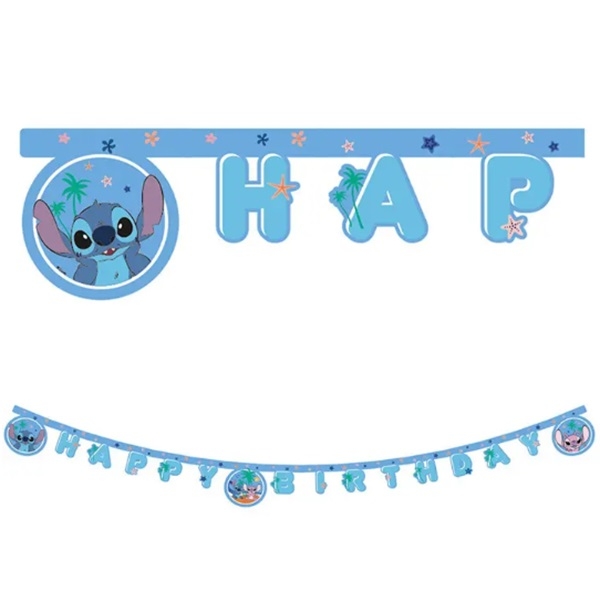 LILO OG STITCH BURSDAGSBANNER - HAPPY BIRTHDAY