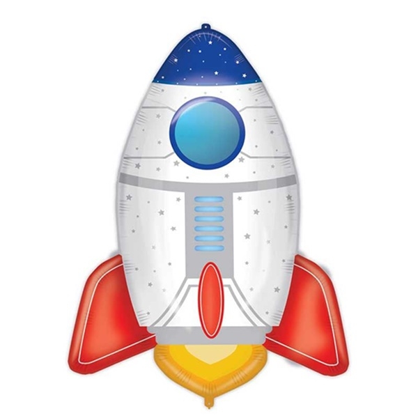 ROMSKIP FOLIEBALLONG - SPACE ROCKET
