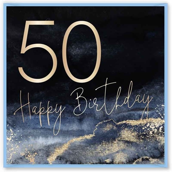 BURSDAGSKORT TIL 50-ÅRSDAG