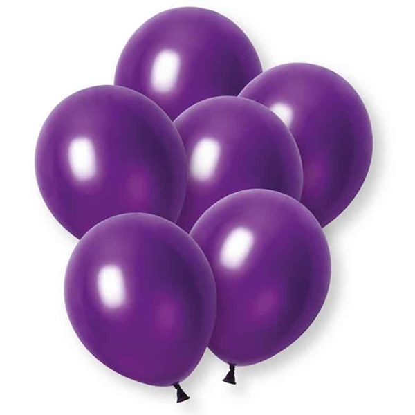 PERLE LILLA BALLONGER (8-pk) - ELECTRIC PURPLE
