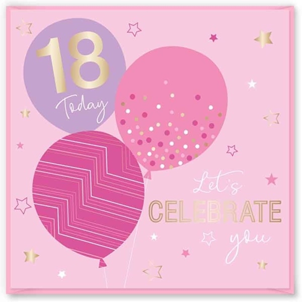 GRATULASJONSKORT TIL 18-ÅRSDAG
