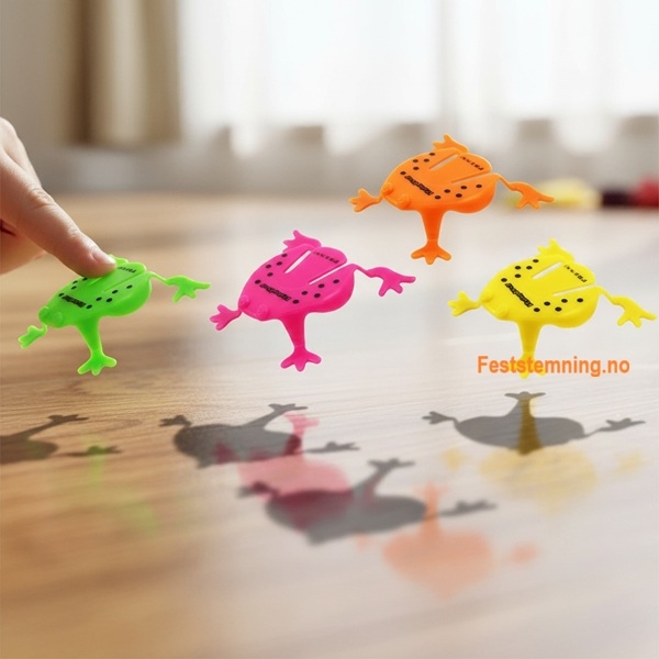 HOPPENDE FROSKER (illustrasjonsbilde)