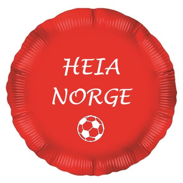 FOLIEBALLONG HEIA NORGE - PYNT TIL FOTBALL VM