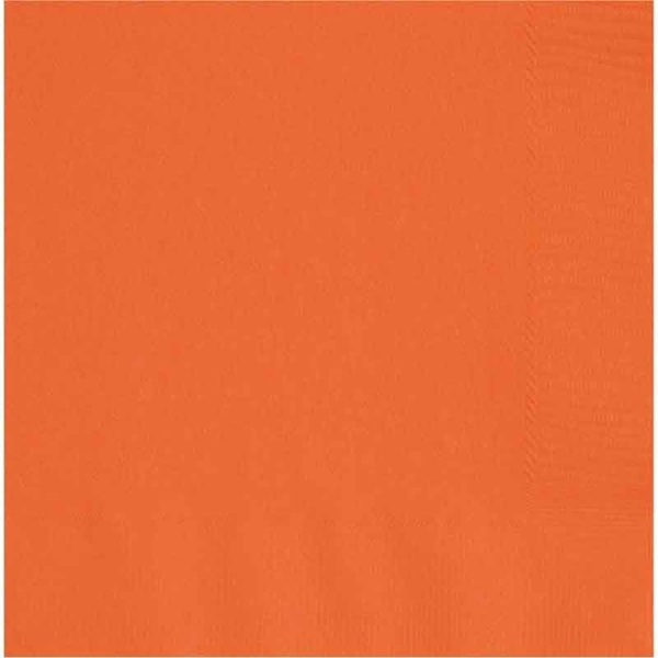 ORANSJE SERVIETTER (50-pk)