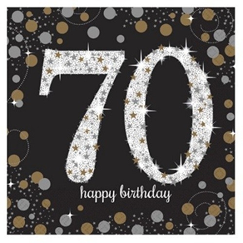 SERVIETTER TIL 70-ÅRSDAG