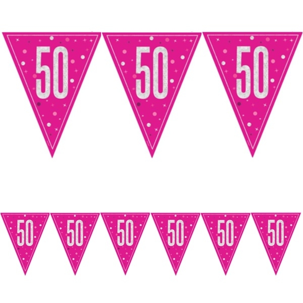 ROSA PYNT TIL 50-ÅRSDAG