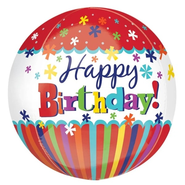 HAPPY BIRTHDAY ORBZ BALLOON