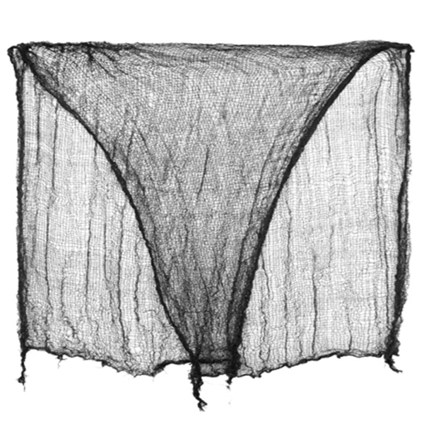 SVART NETTINGDEKORASJON TIL HALLOWEEN