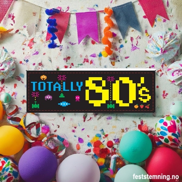 PYNT TIL 80-TALLS FEST (illulstrasjonsbilde)