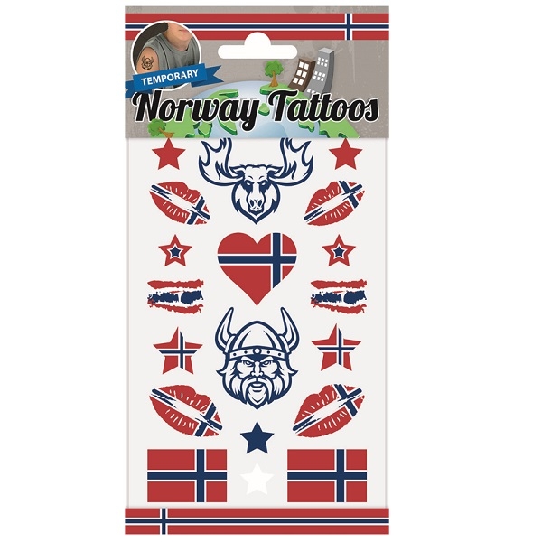 NORSKE FLAGG TATOVERINGER