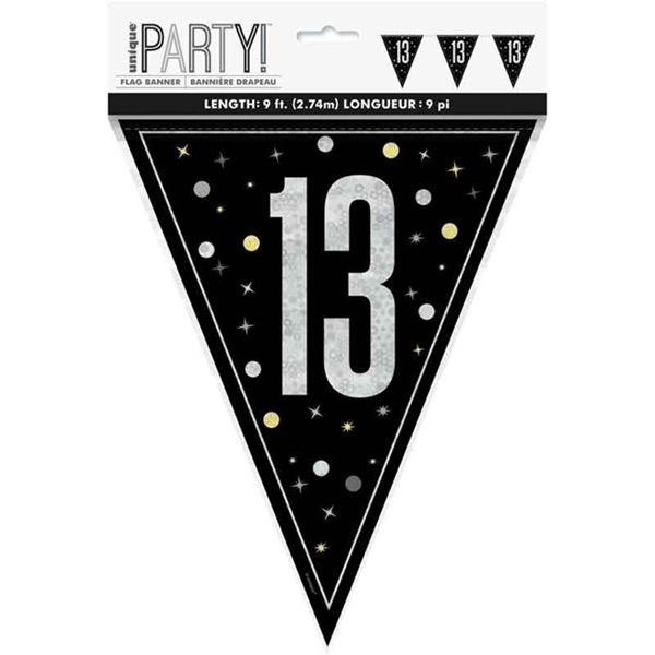 13-ÅRS BURSDAGSFLAGG