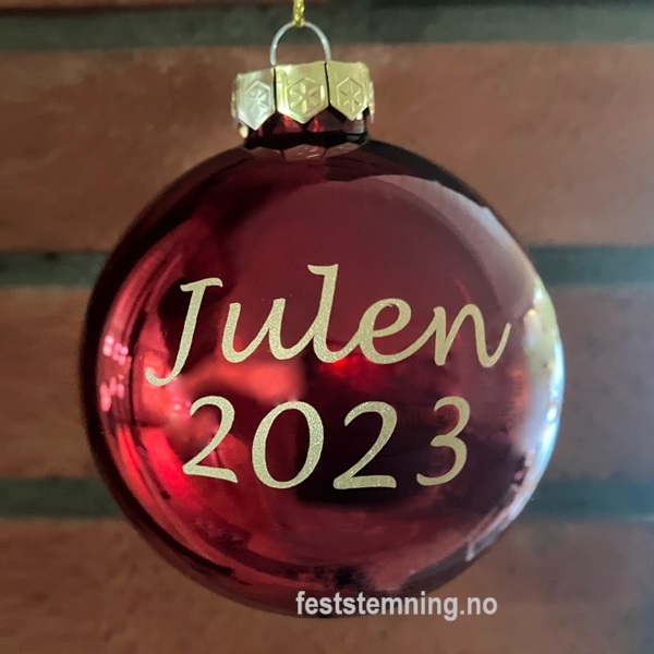 PERSONLIG TEKST JULEKULE